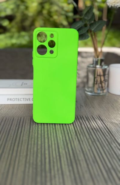 Husa Redmi 12, Verde Neon, Silicon