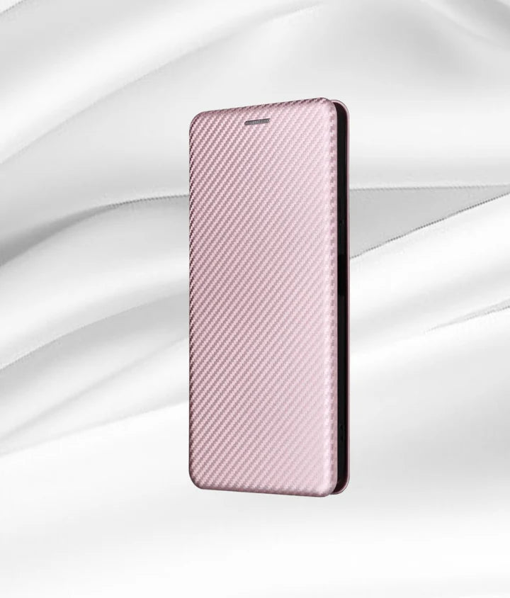 Husa Samsung Galaxy S24 FE, Roz, Tip Carte, Carbon
