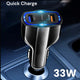 Incarcator Auto Rapid Qmax Q-CC03 33W PD QC Negru