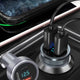 Incarcator Auto Rapid Qmax Q-CC02 63W PD/QC 3.0 USB-C USB Gri