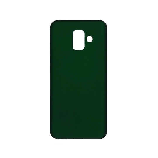 Husa Samsung A6 2018, Silicon Soft, Verde Inchis