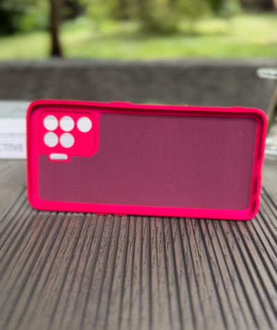 Husa Oppo Reno5 Lite, Fuchsia, Silicon