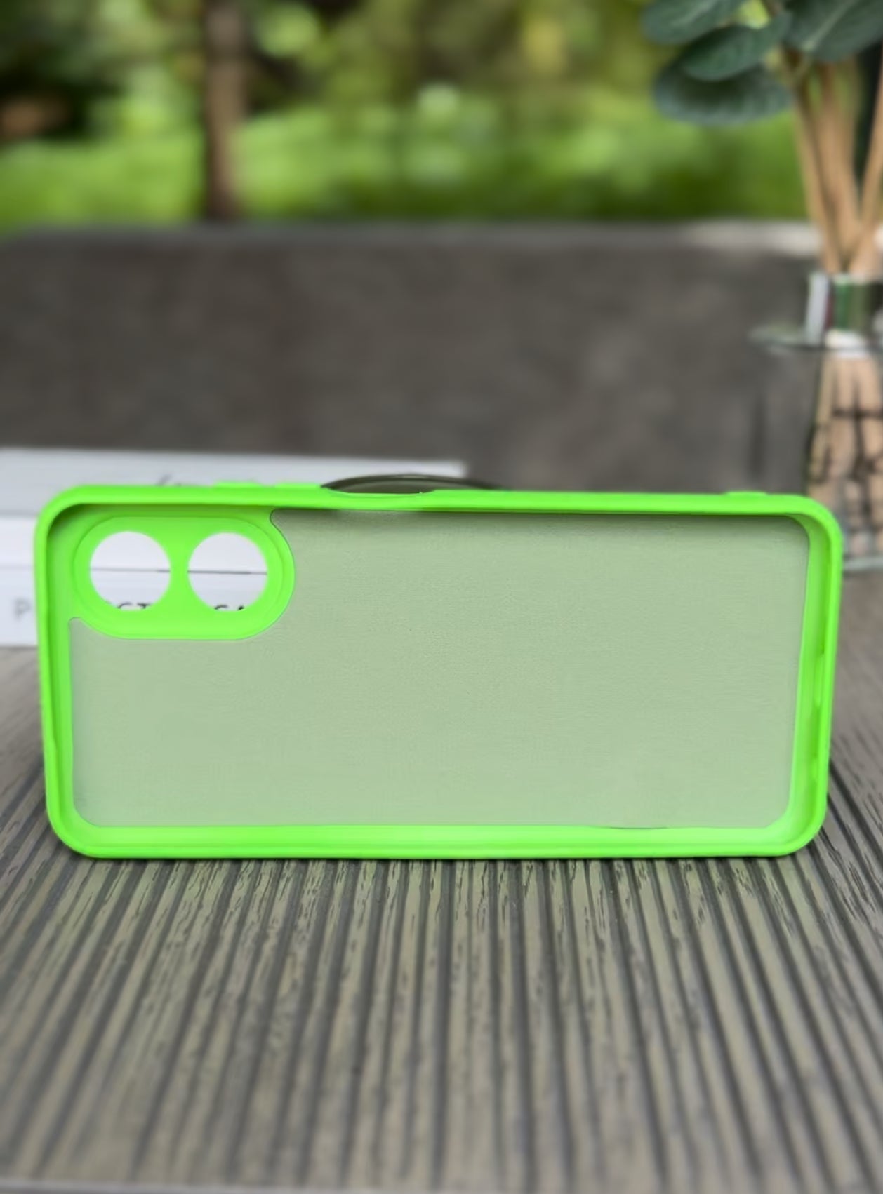 Husa Oppo A17, Verde Neon, Silicon