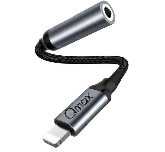 Adaptor Casti Lightning la Jack 3,5 mm, Qmax