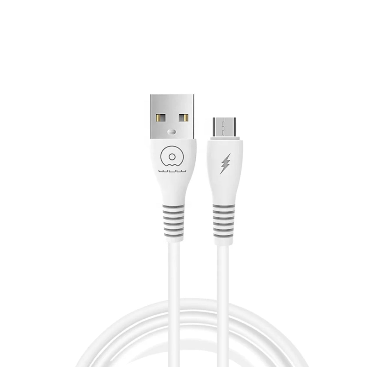 Cablu Date si Incarcare, WUW X153, USB la Micro, 2.4A, 1m, Alb