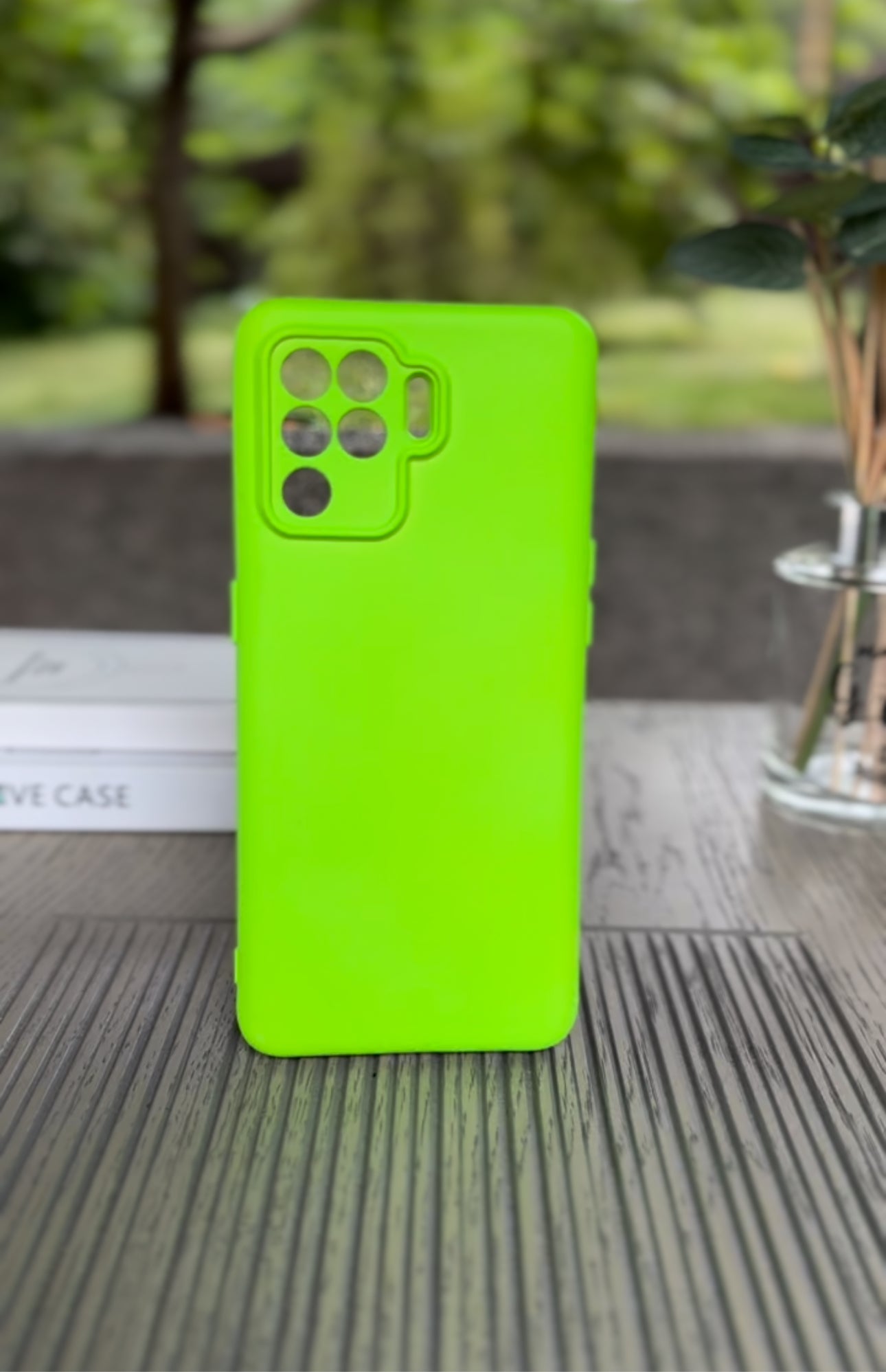 Husa Oppo Reno5 Lite, Verde Neon, Silicon