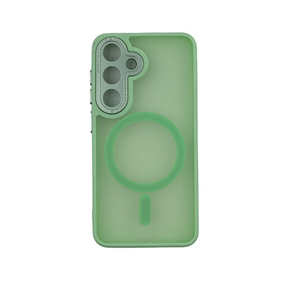 Husa Samsung S24, Verde, Silicon, MagSafe TPU Matte