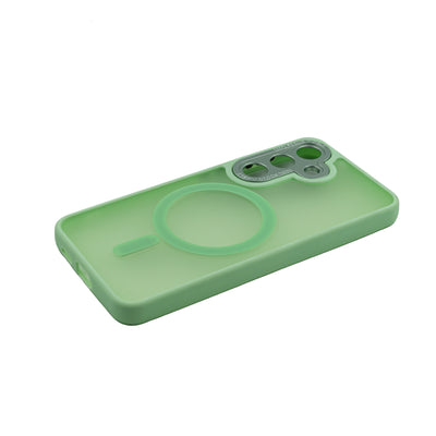 Husa Samsung S24, Verde, Silicon, MagSafe TPU Matte