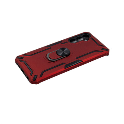 Husa Samsung A05s 5G, Rosu, Hybrid Armor din PC+TPU