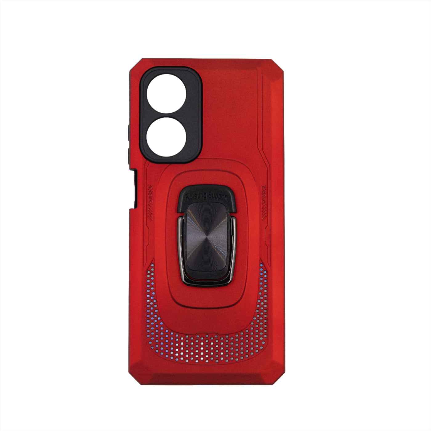 Husa Oppo A78 4G, Rosu, Hybrid Armor din PC+TPU