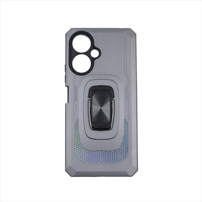 Husa Oppo A59, Gri, Hybrid Armor din PC+TPU