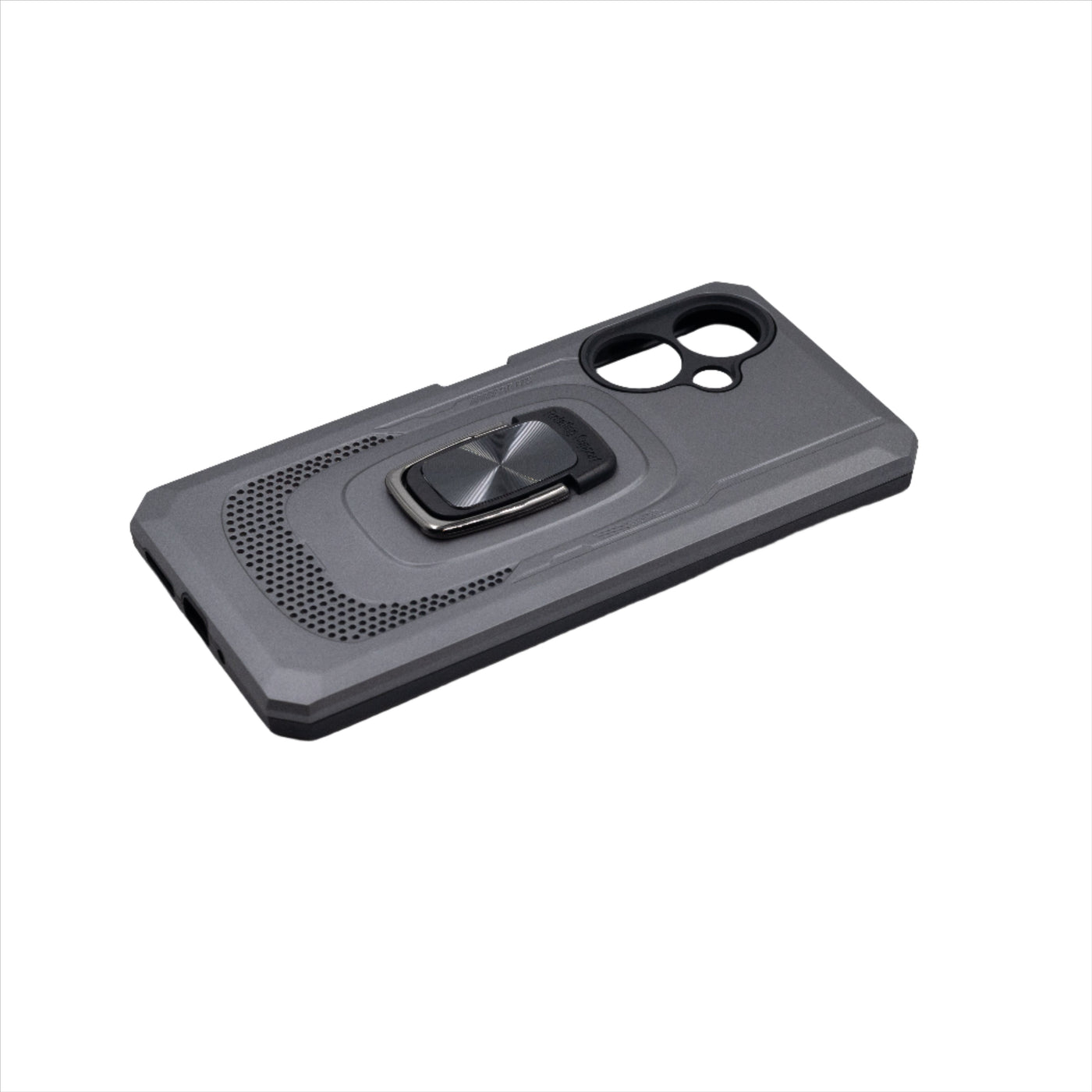 Husa Oppo A59, Gri, Hybrid Armor din PC+TPU