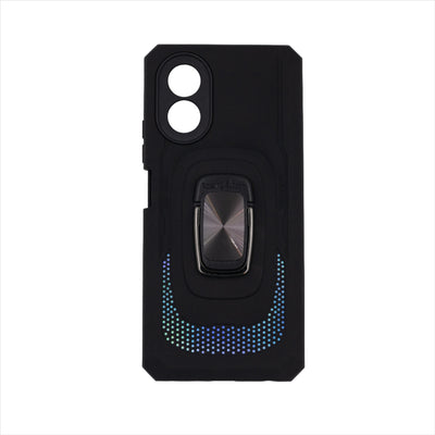Husa Oppo A18, Negru, Hybrid Armor din PC+TPU