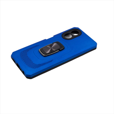 Husa Oppo A18, Albastru, Hybrid Armor din PC+TPU