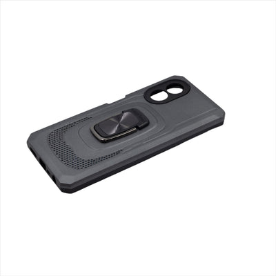 Husa Oppo A18, Gri, Hybrid Armor din PC+TPU