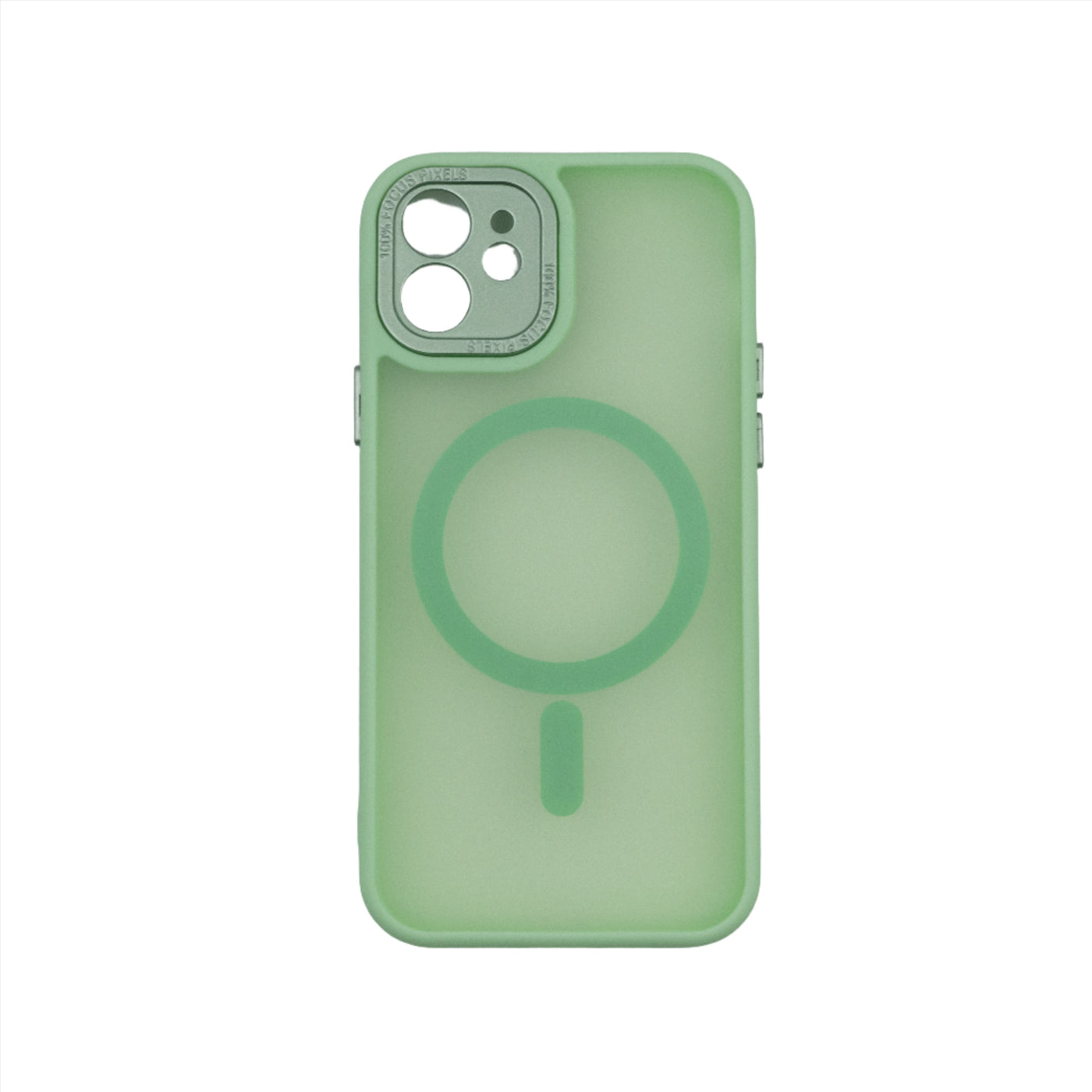 Husa iPhone 11, Verde Deschis, Silicon MagSafe TPU Matte