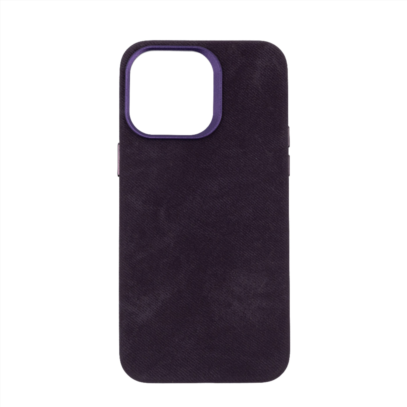 Husa iPhone 13, Violet, Alcantara, MagSafe, Full Size Protection