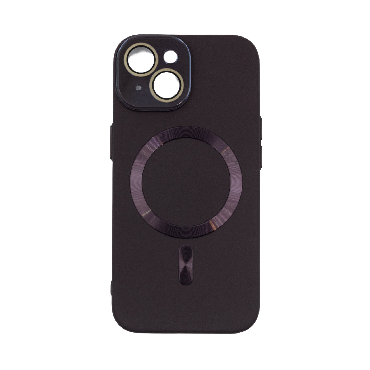 Husa iPhone 13, Violet, MagSafe cu Protectie Camera din PC+TPU