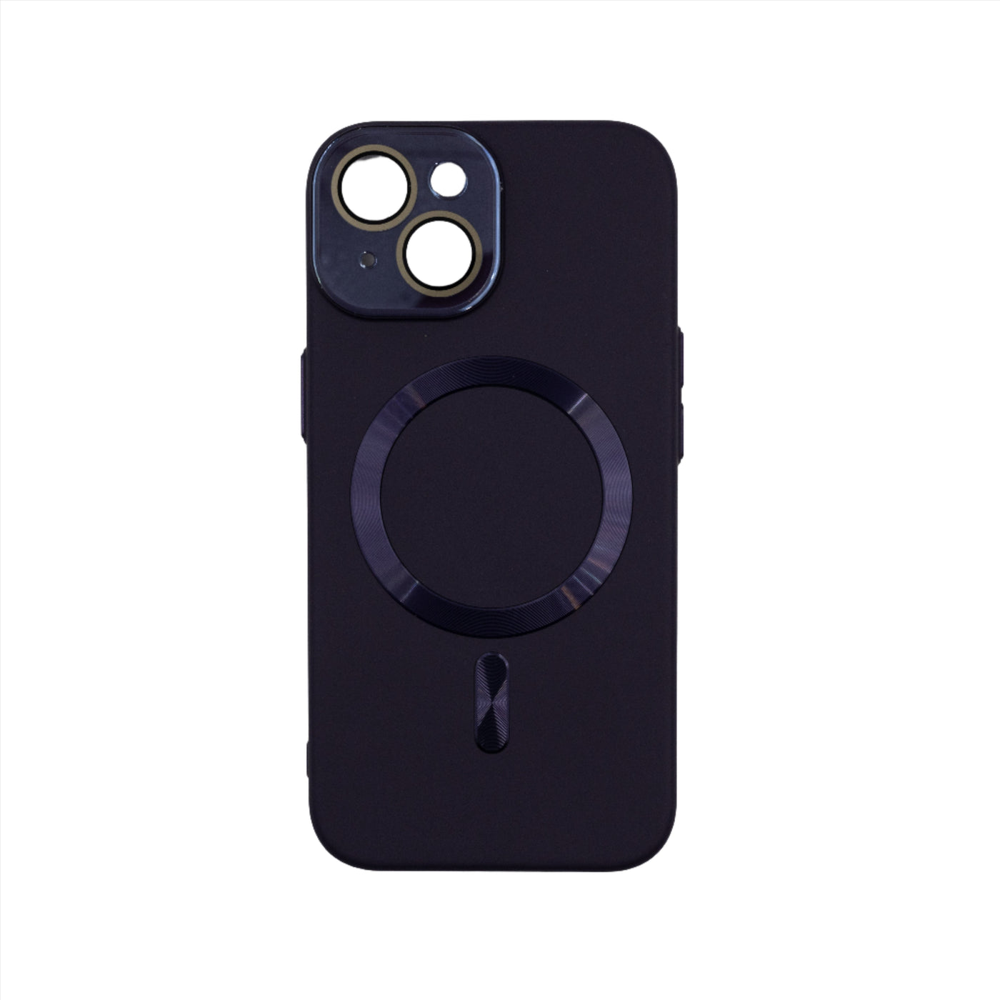 Husa iPhone 13, Dark Purple, MagSafe cu Protectie Camera din PC+TPU