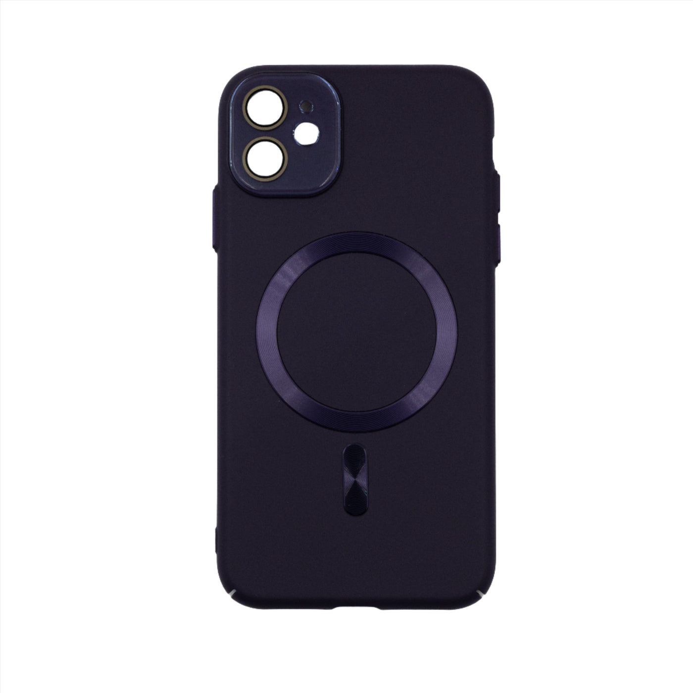 Husa iPhone 11, Violet, MagSafe cu Protectie Camera din PC+TPU