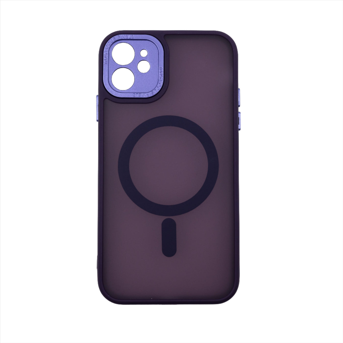 Husa iPhone 12, Violet, Silicon Mat, TPU