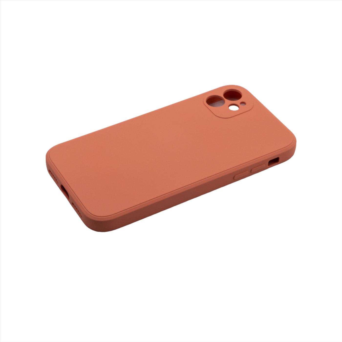 Husa iPhone 11, Coral, Silicon Soft, Interior Microfibra