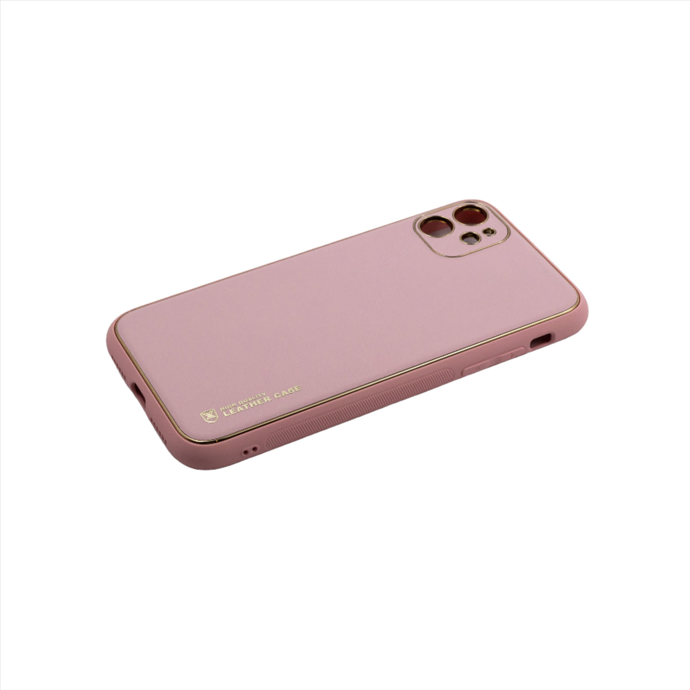 Husa iPhone 11, Roz, Luxury Leather