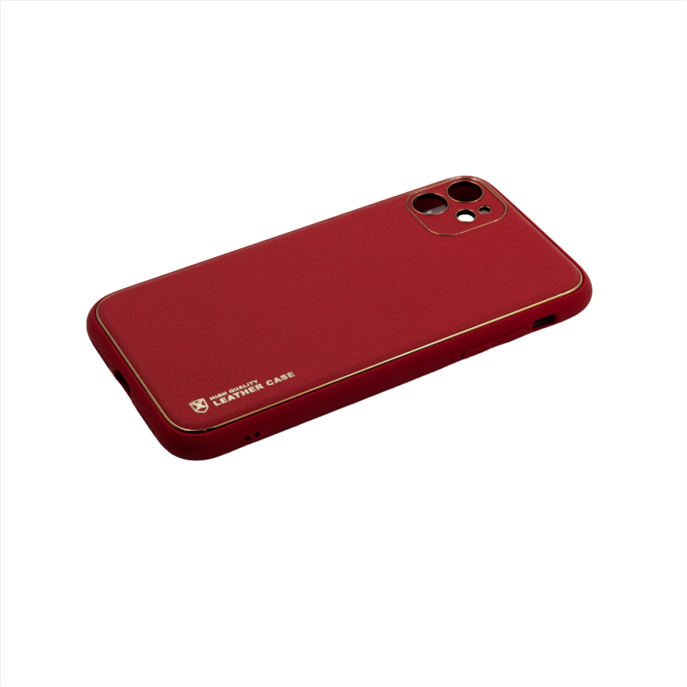 Husa iPhone 11, Rosu, Luxury Leather