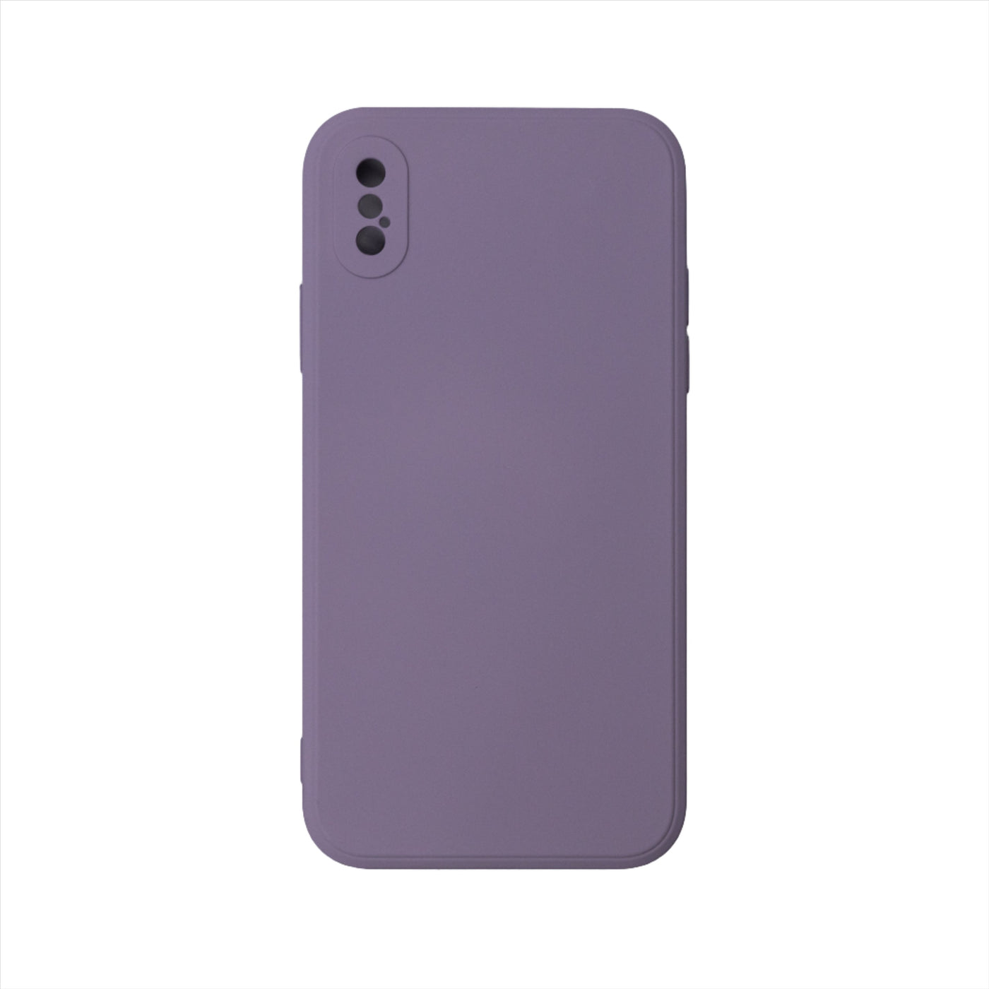 Husa iPhone X, Mov, Silicon Soft, Interior Microfibra