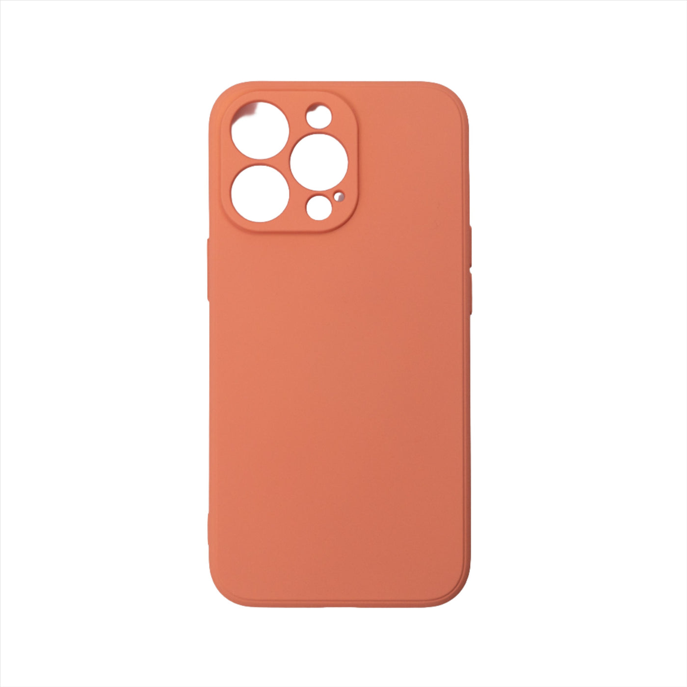 Husa iPhone 14 Pro Max, Coral, Silicon Soft, Interior Microfibra