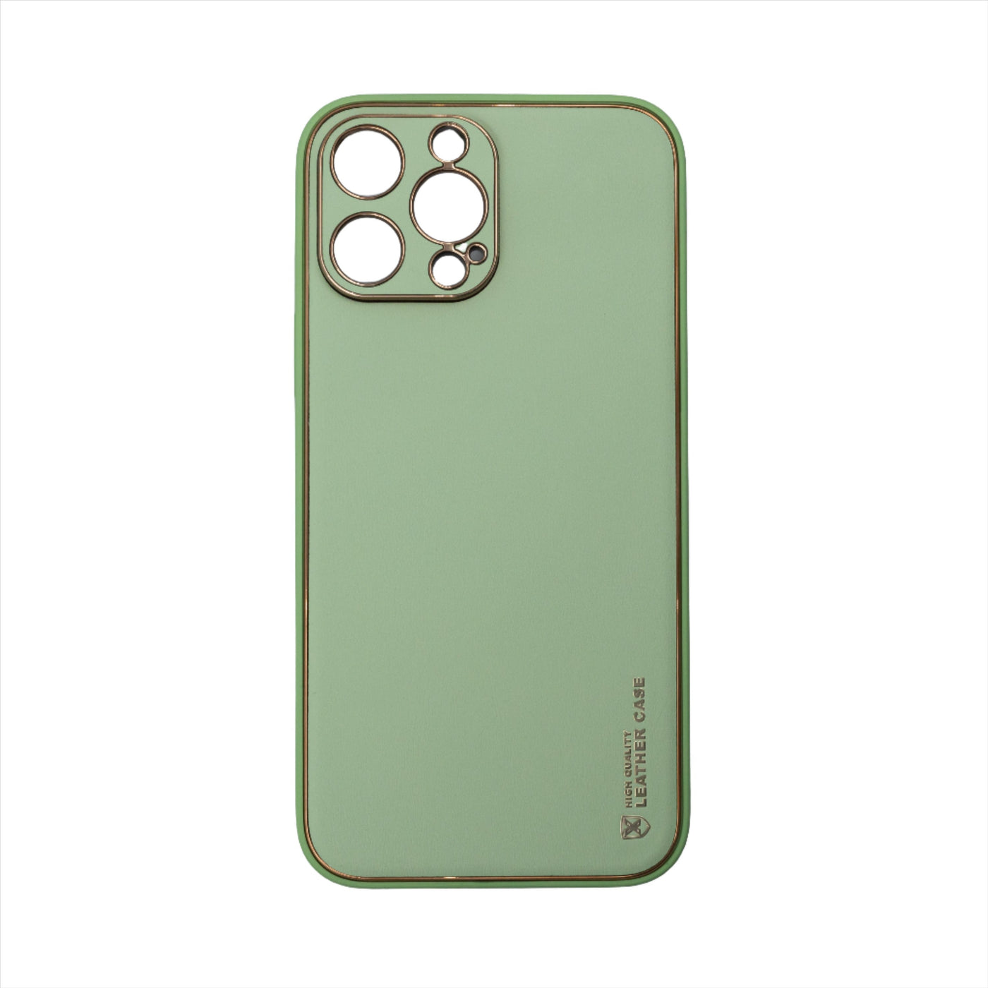 Husa iPhone 12 Pro Max, Imitatie Piele, Verde Deschis