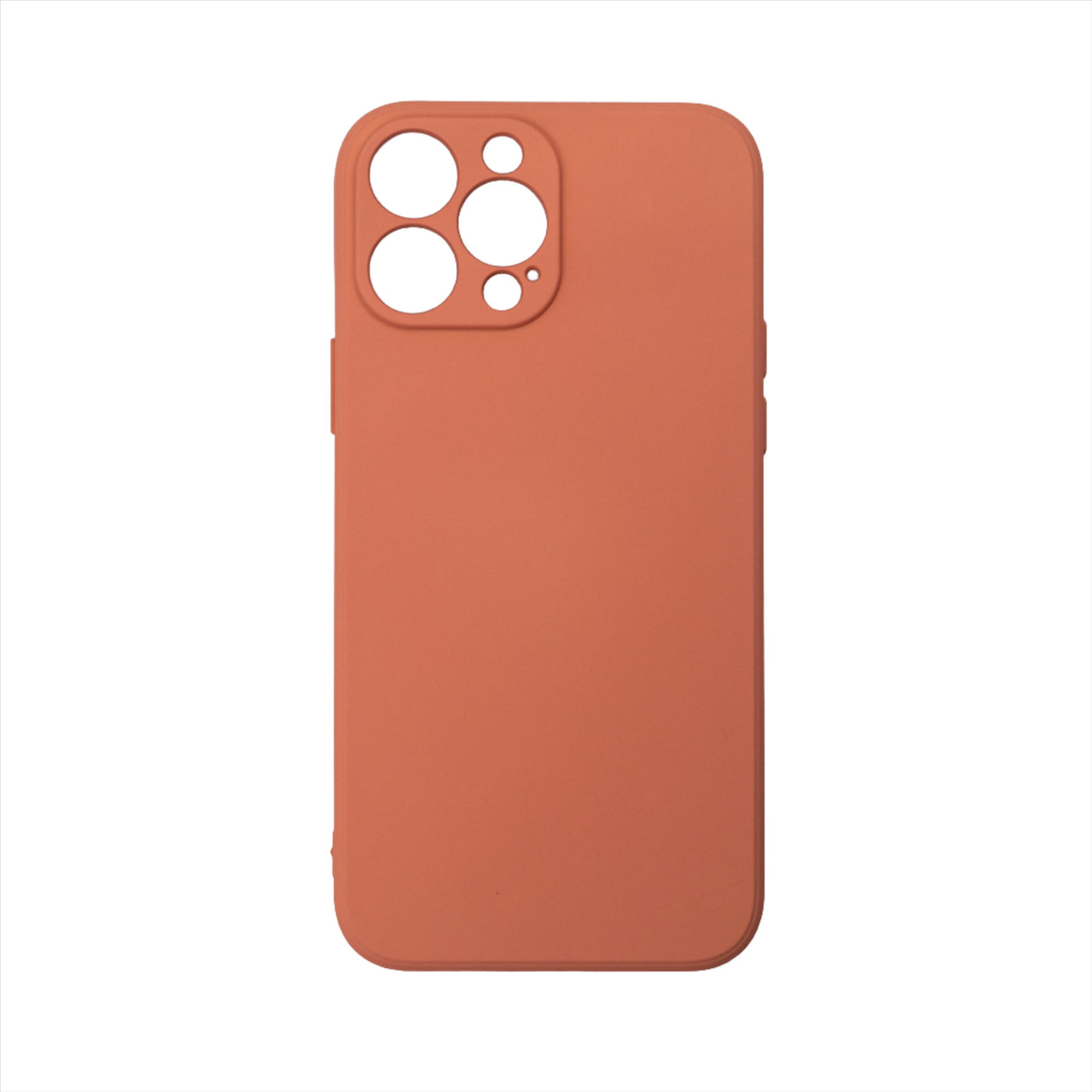 Husa iPhone 12 Pro Max, Coral, Silicon Soft, Interior Microfibra