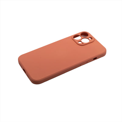 Husa iPhone 12 Pro Max, Coral, Silicon Soft, Interior Microfibra