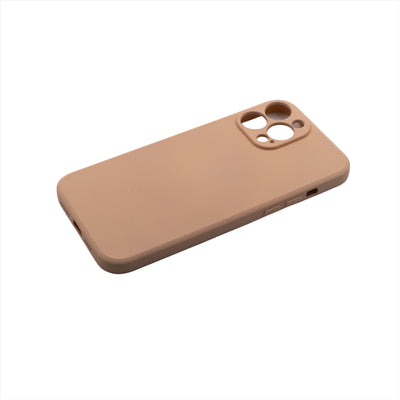 Husa iPhone 12 Pro Max, Rose Gold, Silicon Soft, Interior Microfibra