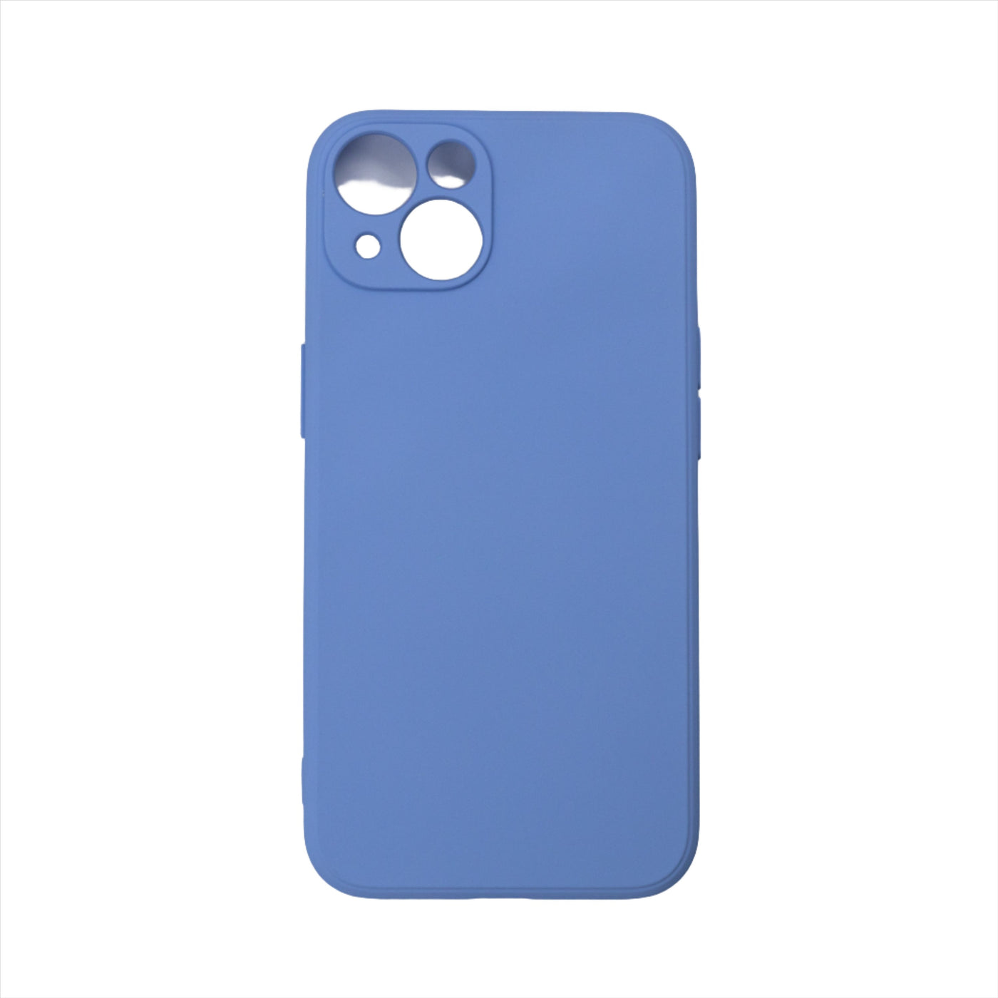 Husa iPhone 14 Plus, Blue, Silicon Soft, Interior Microfibra