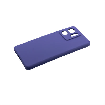Husa Motorola Edge 40, Mov, Silicon Soft, Interior Microfibra