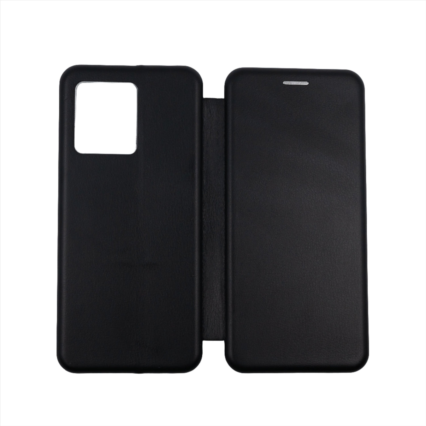 Husa Motorola Edge 40, Negru, Tip Carte, Imitatie Piele