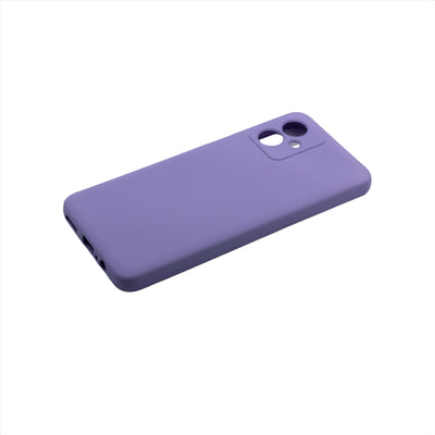 Husa Motorola G54 5G, Mov, Silicon Soft, Interior Microfibra