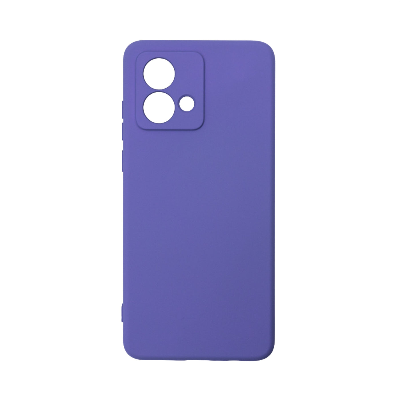 Husa Motorola G84 5G, Mov, Silicon Soft, Interior Microfibra