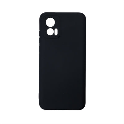 Husa Motorola Edge 30 Neo, Negru, Silicon Soft, Interior Microfibra