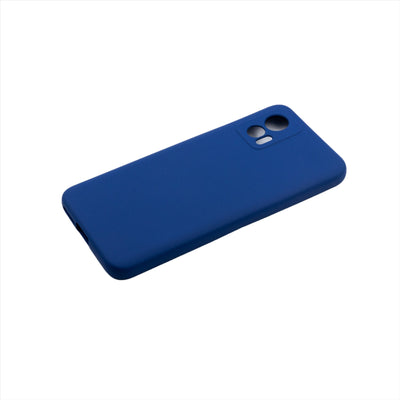 Husa Motorola Edge 30 Neo, Albastru, Silicon Soft, Interior Microfibra