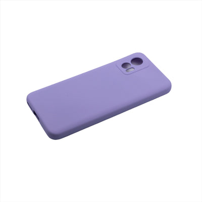Husa Motorola Edge 30 Neo, Mov, Silicon Soft, Interior Microfibra