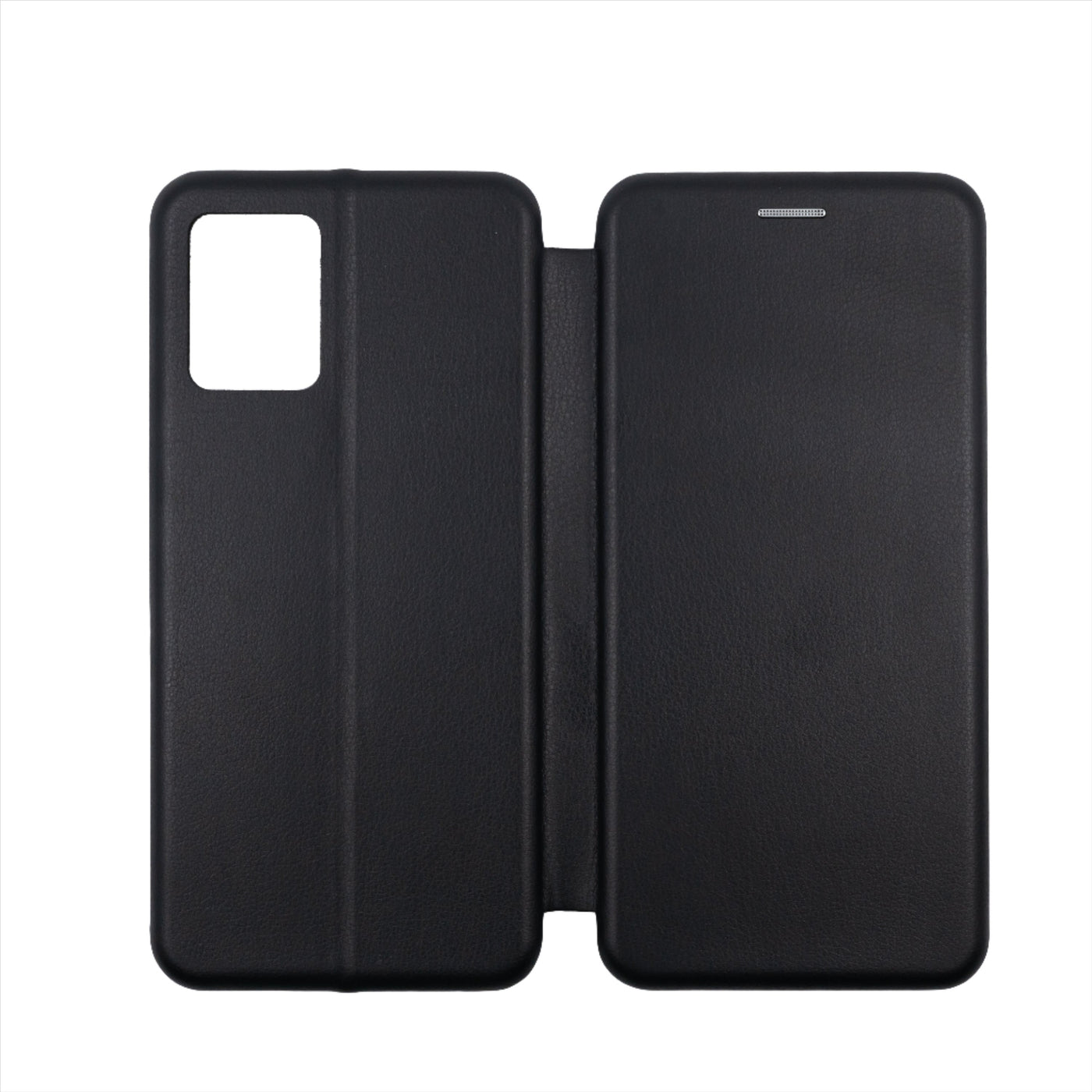 Husa Motorola E13, Negru, Tip Carte, Imitatie Piele
