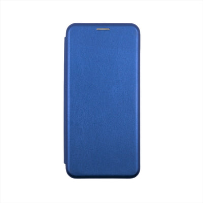 Husa Motorola G22, Albastru, Tip Carte, Imitatie Piele