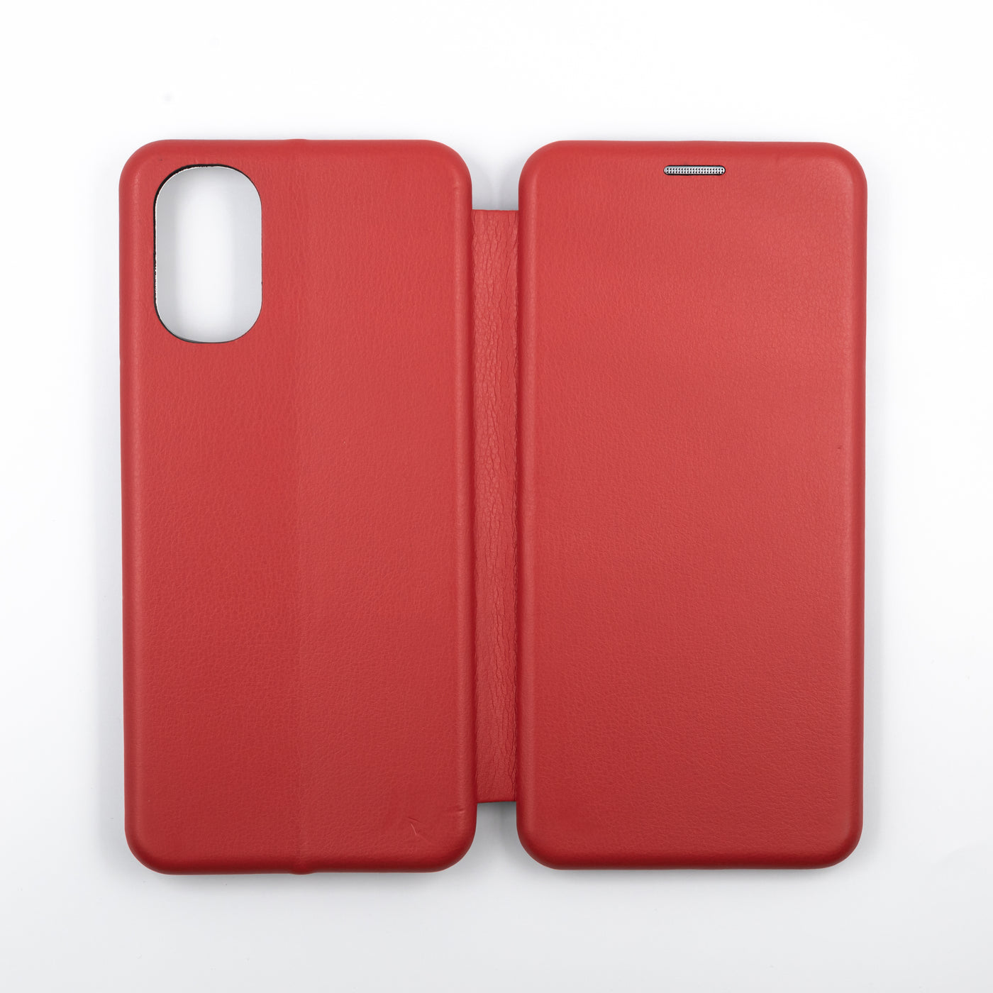 Husa Motorola G22, Rosu, Tip Carte, Imitatie Piele
