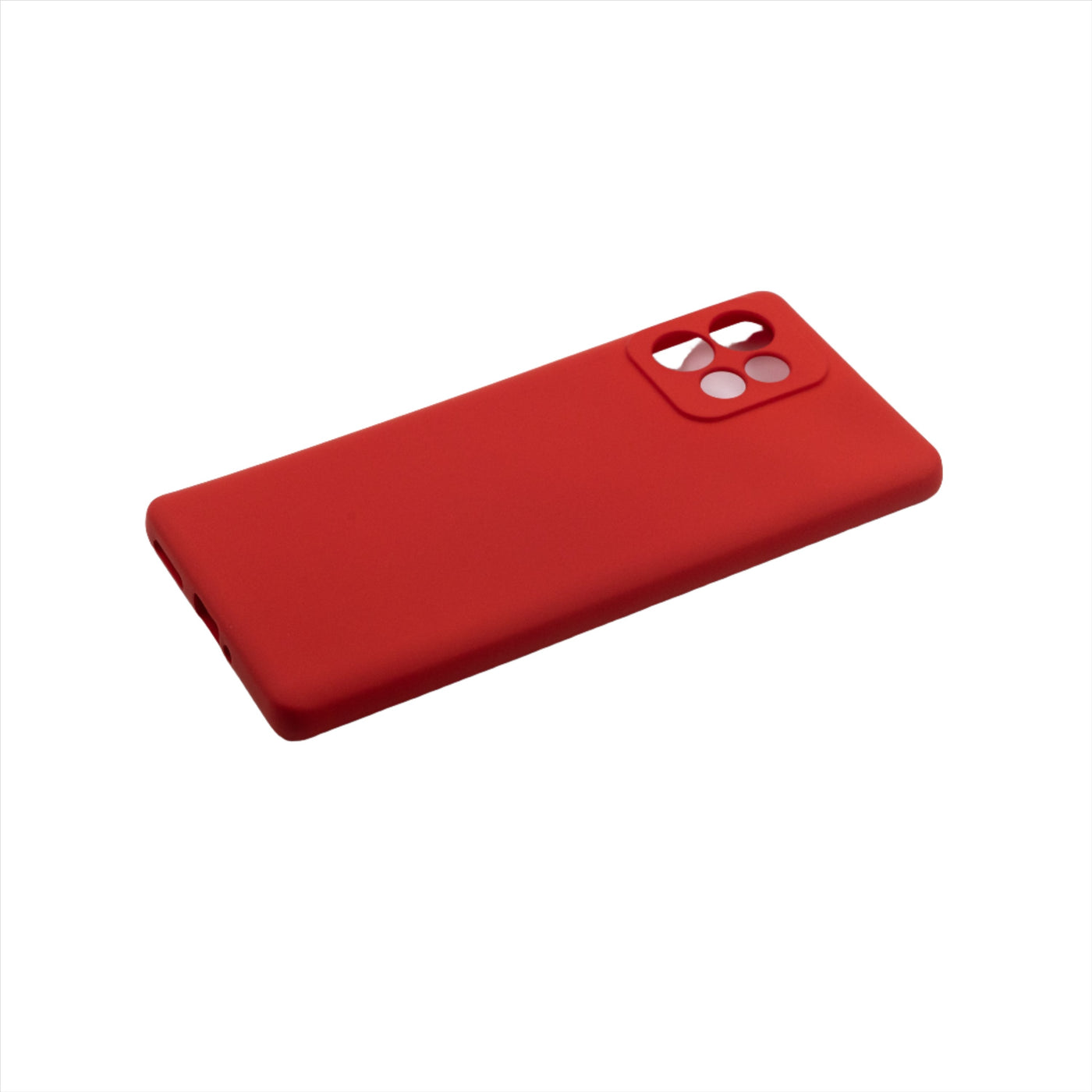 Husa Motorola Edge 40 Pro, Rosu, Silicon Soft, Interior Microfibra
