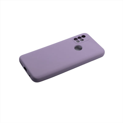 Husa Motorola G30, Mov, Silicon Soft, Interior Microfibra