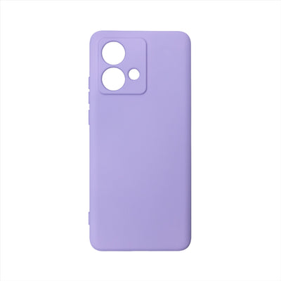 Husa Motorola Edge 40 Neo, Mov, Silicon Soft, Interior Microfibra