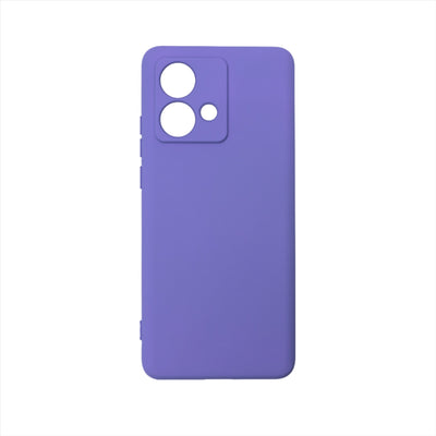 Husa Motorola Edge 40 Neo, Mov, Silicon Soft, Interior Microfibra