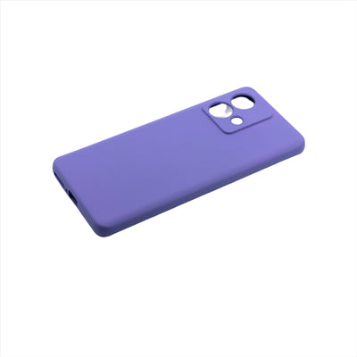 Husa Motorola Edge 40 Neo, Mov, Silicon Soft, Interior Microfibra